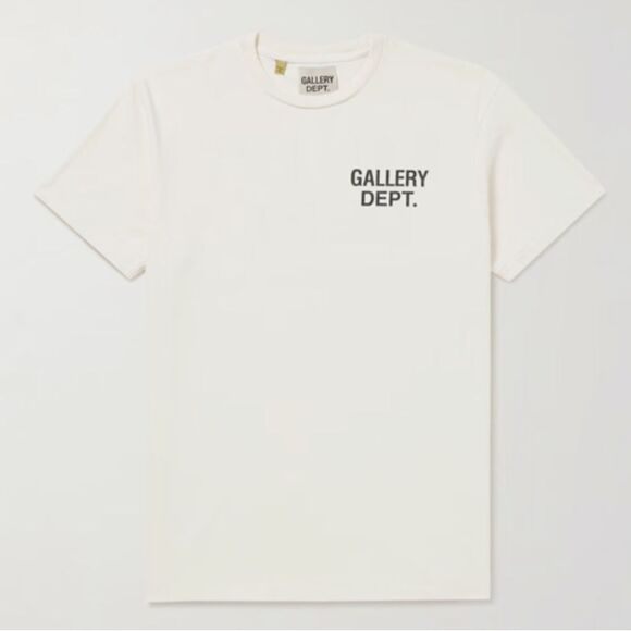 Gallery Dept Vintage Tee Pale Yellow/Orange L NWT